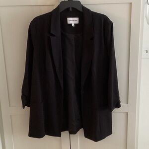Elizabeth and James Elegant Black Blazer